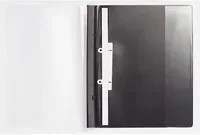 DURABLE Angebotshefter DURAPLUS DE LUXE Clip-Ordner aus Kunststoff A4 Transparent/Schwarz - Bild 1