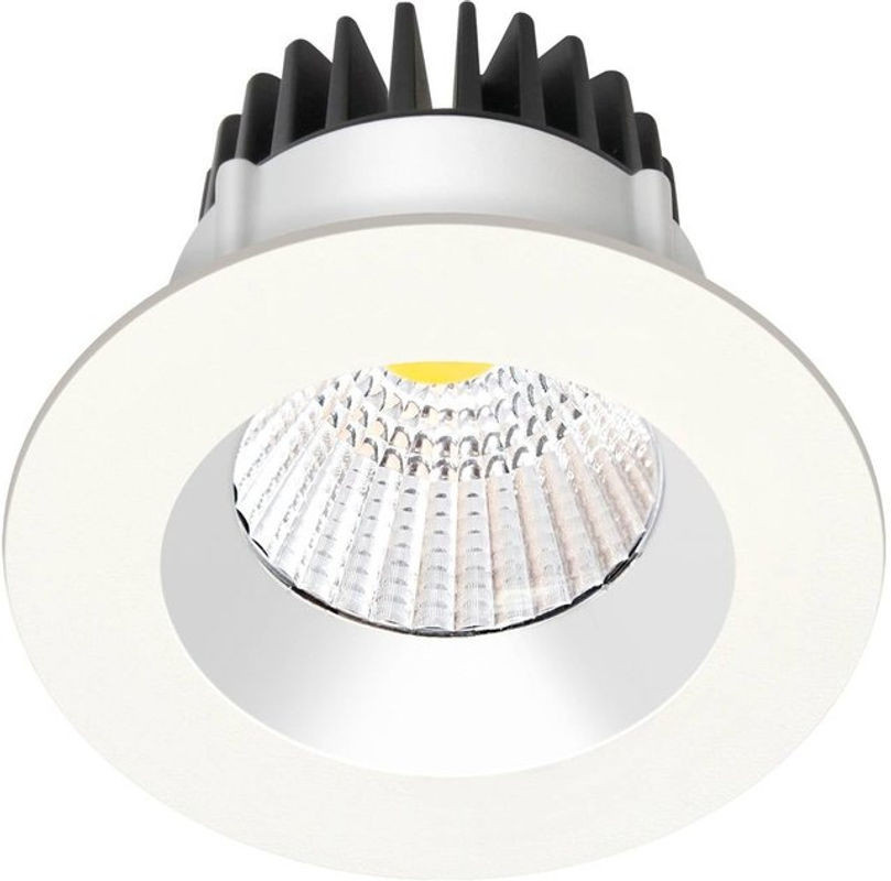 Arcchio Einbaustrahler aryx aus Aluminium in Weiß mit warmweißem LED-Licht für Wohnzimmer und Esszimmer - Bild 1