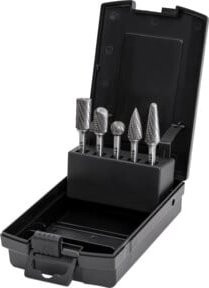 STIER HM Frässtifte-Set aus Carbide, 5-teilig, Farbe: Silber - Bild 1