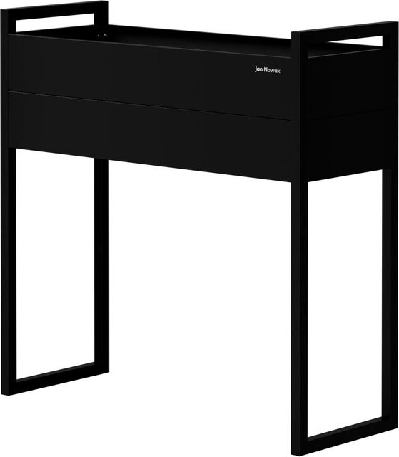 JAN NOWAK Blumenkübelabdeckung MARGARET aus Metall in Schwarz, H x B x T: 100 x 100 x 38 cm - Bild 1