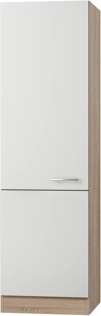 Optifit Küchen-Hochschrank Dakar286 in Weiß-Eiche, B/T/H: 60 x 57,1 x 206,8 cm - Bild 1