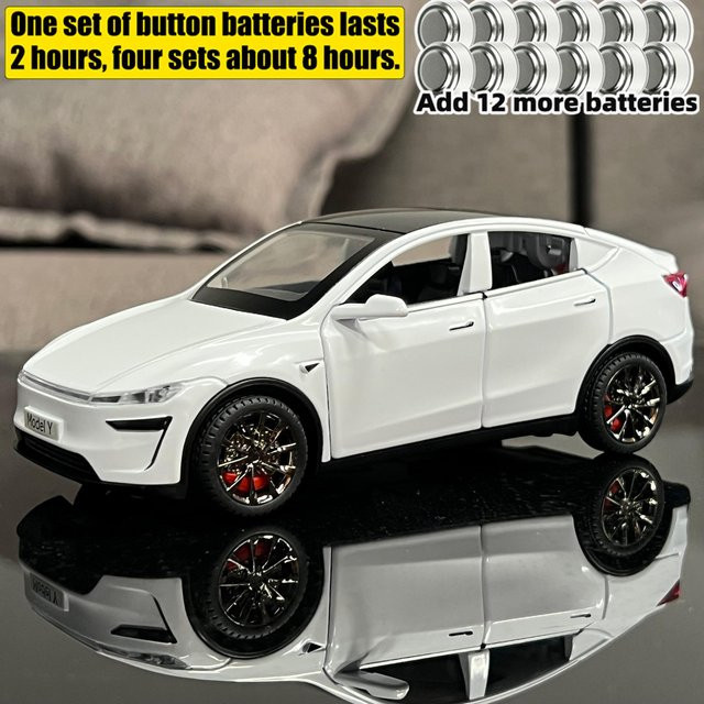 Linyi toy car Modell Y Elektro-SUV, Spielzeug Auto Modell, 1:32, Metall, ab 18 Jahre - Bild 1