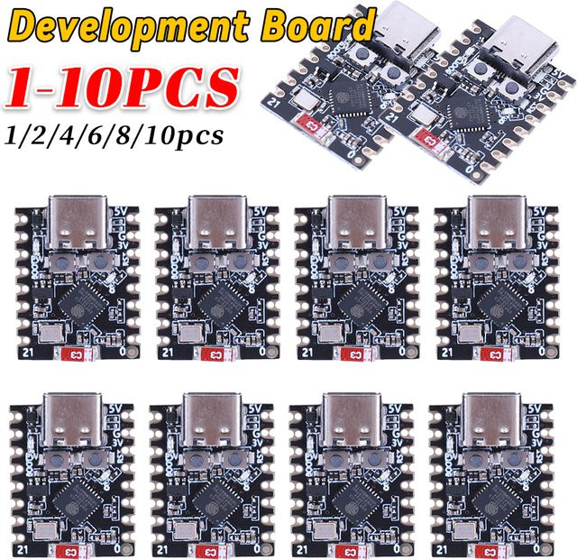 VODOOL ESP32-C3 SuperMini Entwicklungsboard mit WiFi und Bluetooth in Schwarz - Bild 1