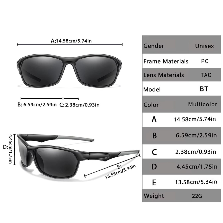 LOISRUBY Sonnenbrille, oval, Vollrand, Kunststoff, black, Unisex - Bild 2