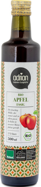 Manufaktur Adrian Apfelessig Bio 500 ml - Bild 1