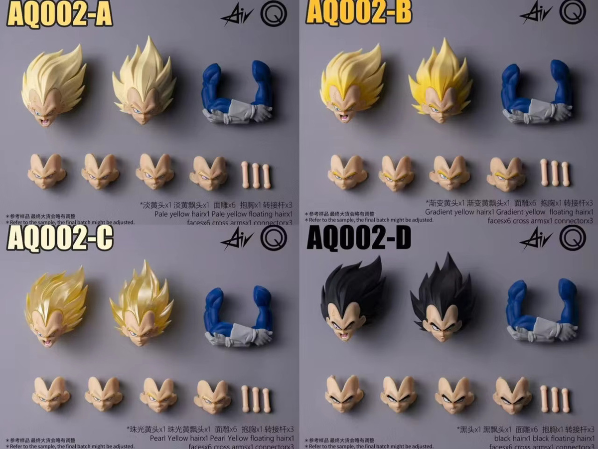 AIR&OQ Dragon Ball Z Vegeta Haar-Kopfzubehör, Zubehör - Bild 2