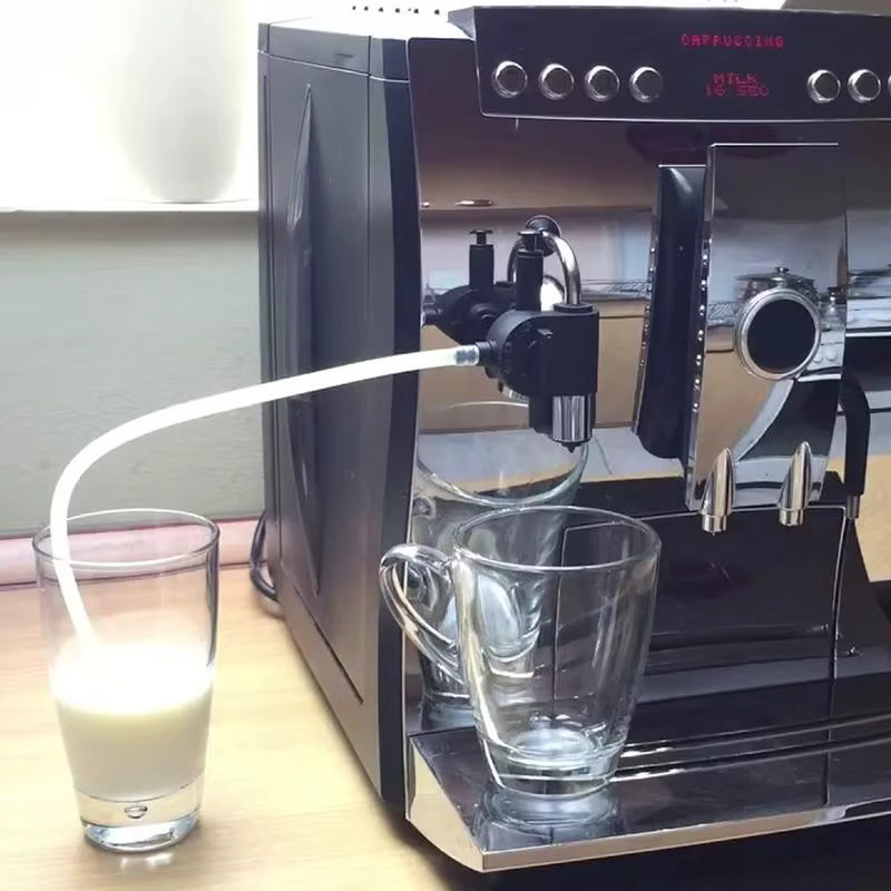 Severin Silikon-Milchschlauch mit Pinsel, 2 m Ersatzrohr für Kaffeemaschinen, transparent - Bild 2
