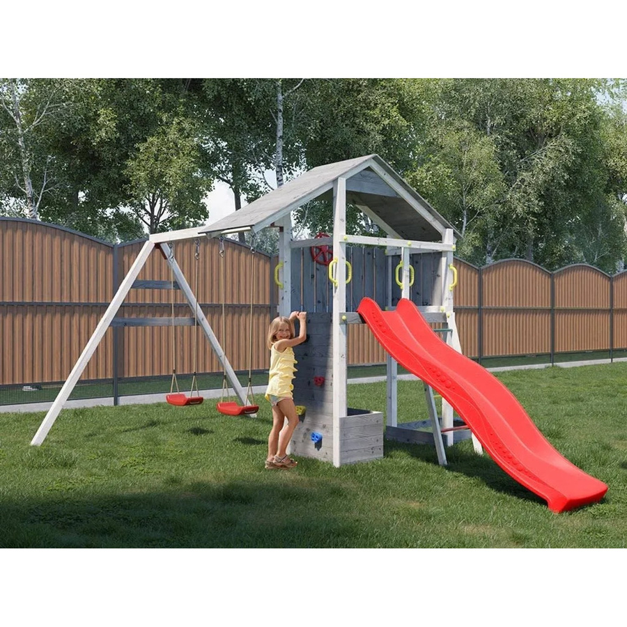 Fungoo Spielturm Smart 4, Grau-weiß - Bild 2