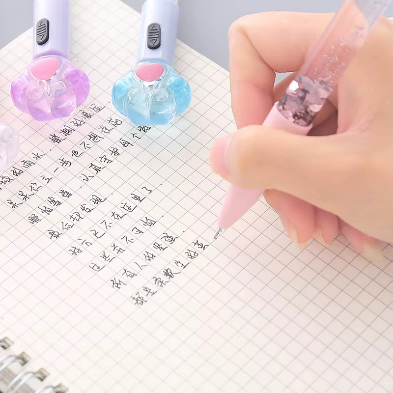 Kreativer Magic Stick Stift mit Herz-Design in Rot und Multicolour für Schule und Instagram - Bild 2