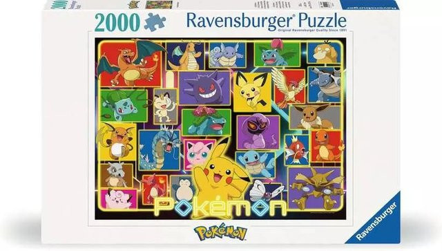 Ravensburger Pokémon Puzzle Leuchtende 2000 Teile - Bild 1
