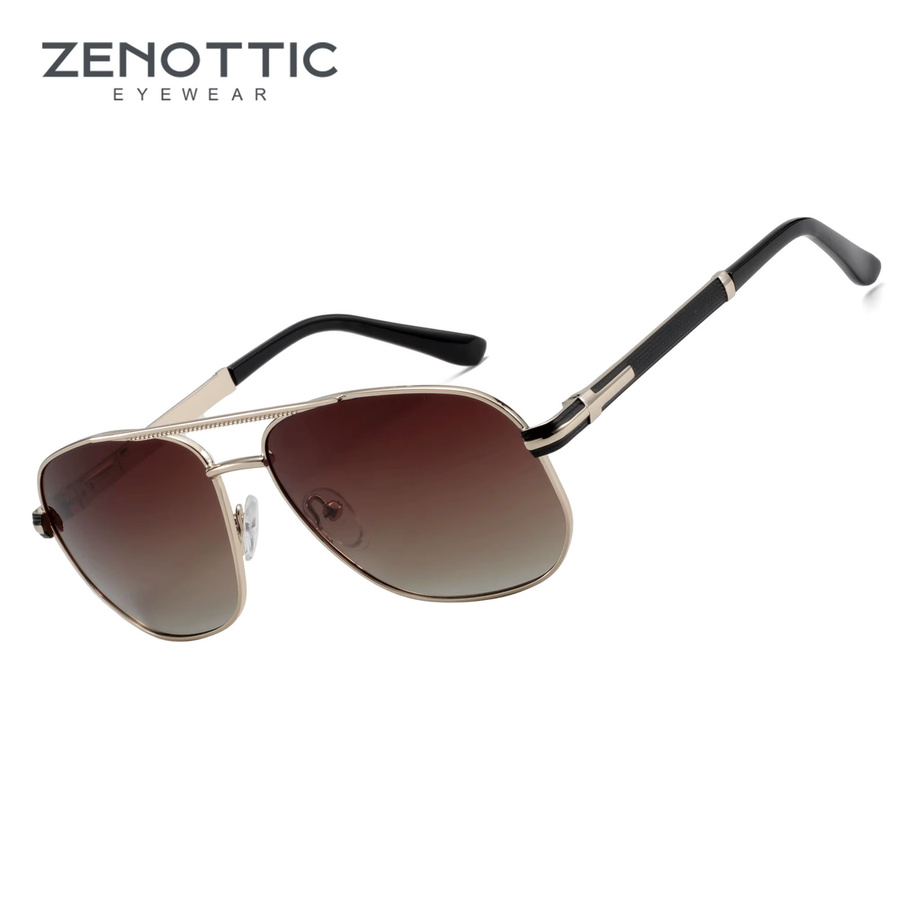 ZENOTTIC Sonnenbrille Aviator, Vollrand, polarisiert, Herren - Bild 2