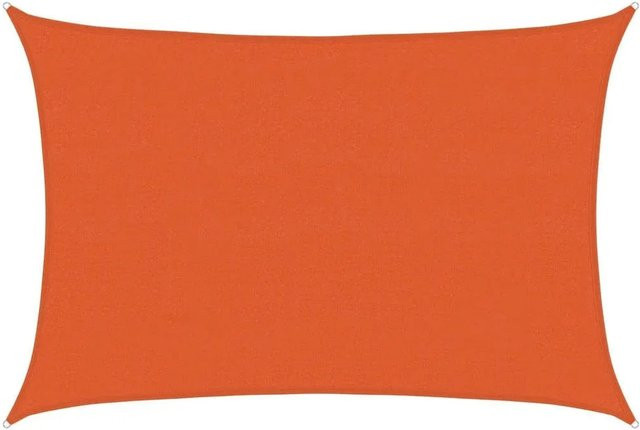 vidaXL Sonnensegel aus HDPE in Orange, B/T: 4 x 6 m - Bild 1