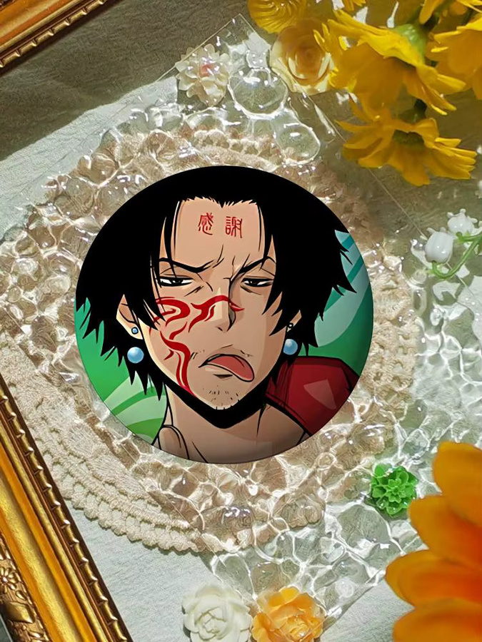 Brosche Anime Samurai Champloo, Weißblech, Unisex - Bild 7