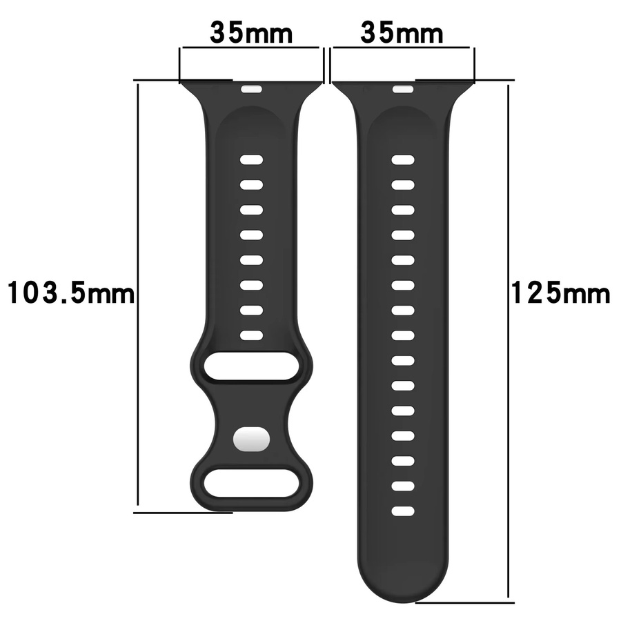 CAOWTAN Uhrenarmband Silikon, Schlaufenarmband, Unisex - Bild 3