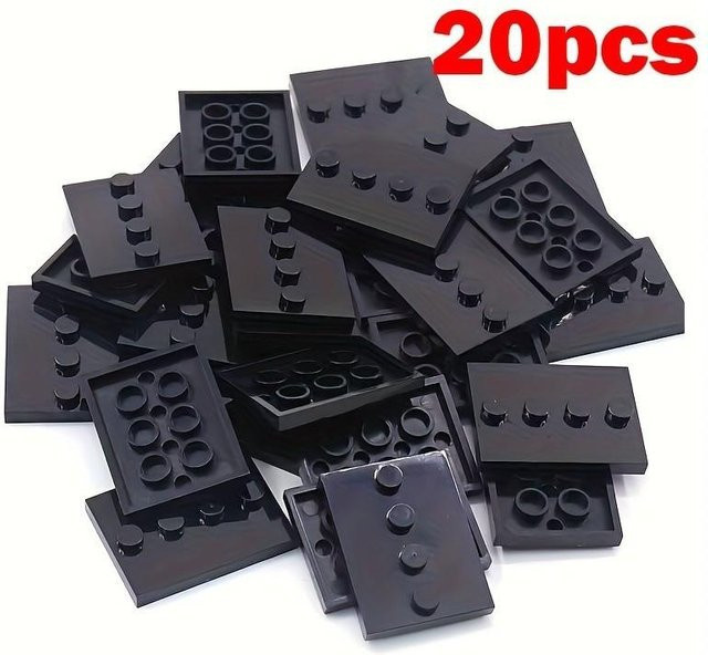 Yiran toy Stadtfiguren Grundplatte Display Halter 20-teiliges Set schwarz - Bild 1