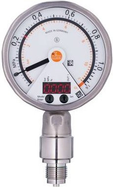 Ifm Electronic Drucksensor PG2434 in Silber, Messbereich -100 kPa bis 1000 kPa, M12 Anschluss, 1 Öffner, 1 Schließer, Analog - Bild 1