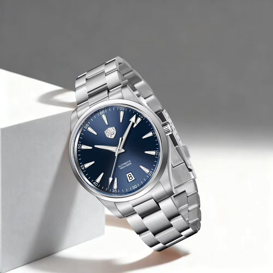 RollsTimi Armbanduhr, Automatik, Edelstahl, Blau, Herren - Bild 3