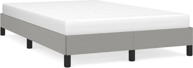 vidaXL Bettgestell modern in Grau mit Stoffbezug, B/T/H: 120 x 200 x 123 cm - Bild 1