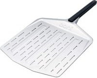 Ooni Pizzaschieber perforiert aus Aluminium in Silber und Schwarz, 30 cm - Bild 1