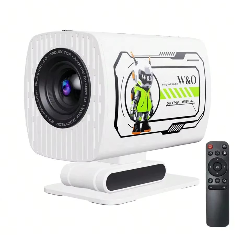 W&O Mini-Projektor Full HD mit 200 ANSI in Schwarz - Bild 2