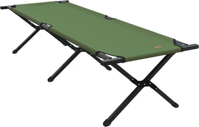 vidaXL Klappbares Schlafbett für Camping in Grün, B/T/H: 193 x 69 x 45 cm - Bild 1