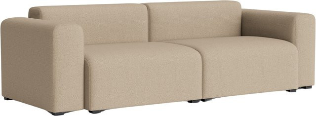 HAY Mags 2,5-Sitzer Sofa Kombination mit 1 Low Armrest in Beige mit Schichtholzrahmen und Schaumstoff - Bild 1