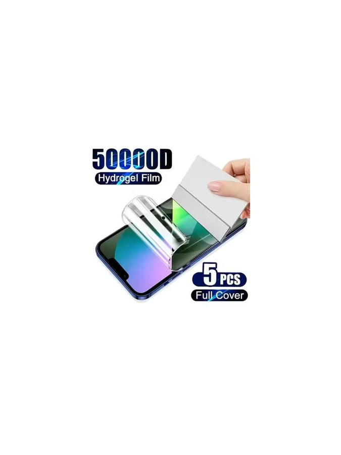 5er Pack Hydrogel Display Schutzfolien für Apple iPhone Modelle in Transparent - Bild 5