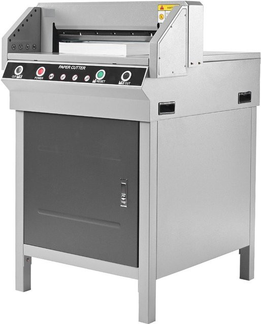 Elektrischer Guillotine Papier Schneider von Buying Solutions, MB in Silber, Metall Schneidemaschine mit 450 mm Schnittbreite und 40 mm Schnittstärke sowie Infrarot-Trimmer - Bild 1