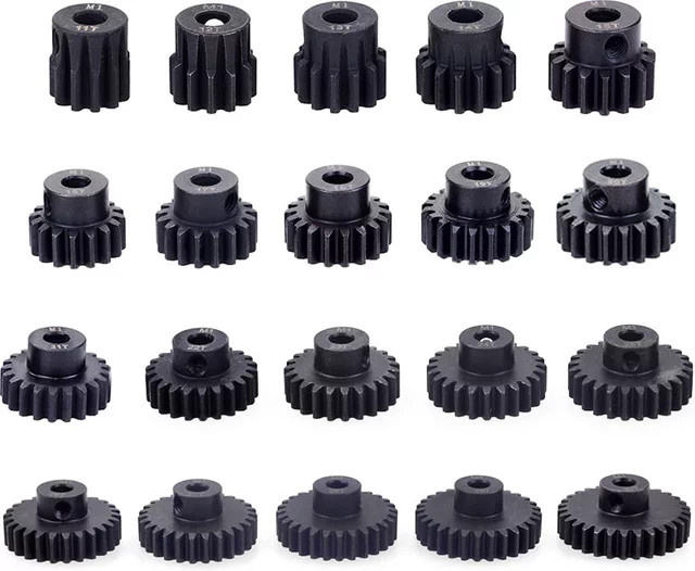 Madifier Ritzel Motor Getriebe, Metall, Schwarz, 1:10 - Bild 1