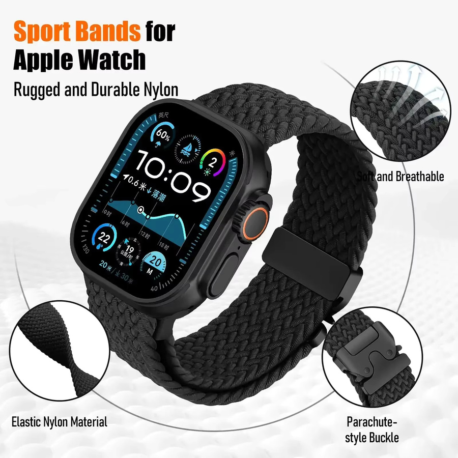 Uhrenarmband Geflochtenes Band, Textil/NATO, Unisex - Bild 3