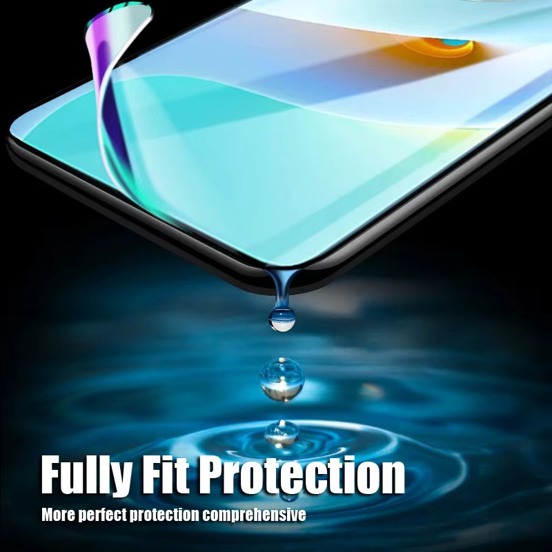 4 Stück Hydrogel Displayschutzfolie für Huawei P30 P20 P40 P50 Pro Mate 30 20 40 60 Lite Full Cover transparent - Bild 5