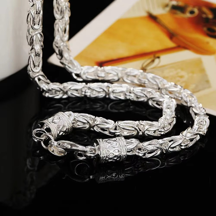 Jewelrytop Halskette, 925 Silber, Vintage, Unisex - Bild 5