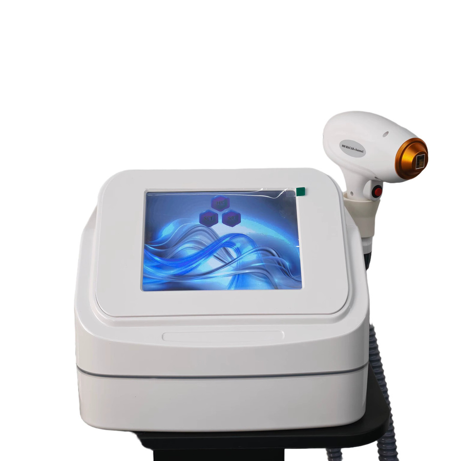 dubniy Diodenlaser-Haarentfernungsgerät mit Ice-Platinum-Kühlung, Unisex, weiß - Bild 3