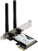 PowerOn DMG-32 WLAN-Adapter PCIe Dual-Band WiFi 5 in Schwarz - Bild 1