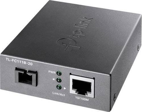 TP-Link Medienkonverter TL-FC111B-20 Netzwerk Switch 10/100MBit/s in Schwarz - Bild 1