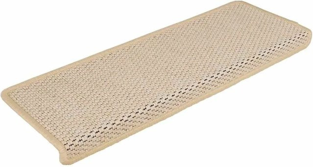 vidaXL Stufenmatten Selbstklebend in Sisal-Optik, 30 Stück, Beige, B: 65 cm, T: 21 cm, H: 4 cm - Bild 1