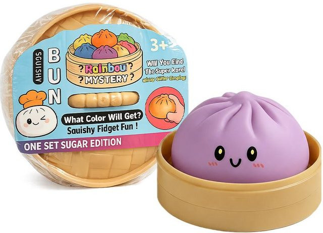 A Family Of Home Textiles Brötchen-Knödel Squishy, violett - Bild 1