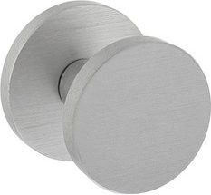 Intersteel Türknopf aus Aluminium in Silber, Durchmesser: 6,0 cm, Tiefe: 0,7 cm - Bild 1