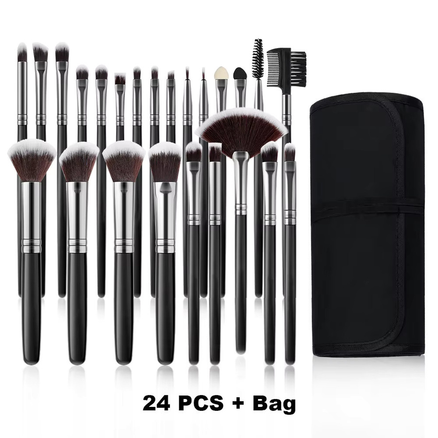 RUNTOIN Make-up Pinsel Set, 24 Stück, Damen - Bild 7