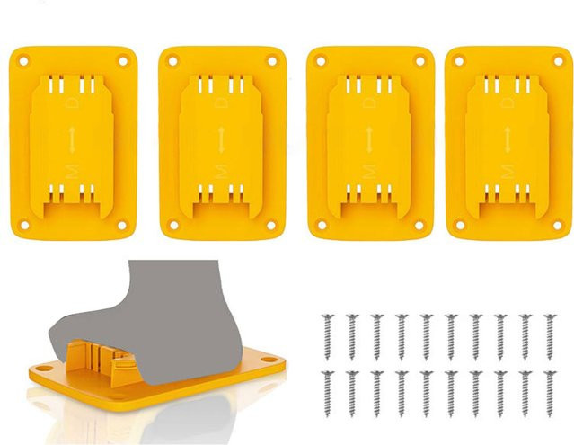 Werkzeughalter Wandhalterung für DeWalt 12V und 20V Akku-Bohrmaschinen zur Wandmontage inklusive Schrauben - Bild 1