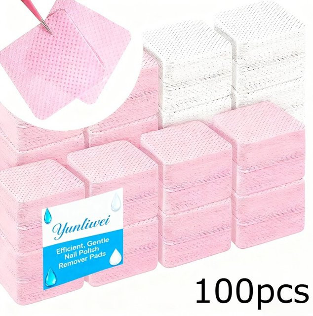 NaiArt Nageltücher, 100 Stück, fusselfrei, aluminiumfrei - Bild 1