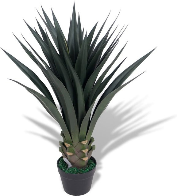Künstliche Yucca-Pflanze von vidaXL mit Topf in Grün, Höhe: 85 cm - Bild 1