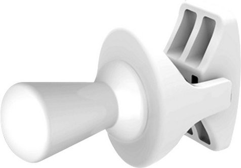 XIMAX Handtuch-Haken aus Kunststoff in Weiss, B/H/T: 3,3 x 6,5 x 5,3 cm - Bild 1