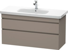 Duravit Waschtischunterschrank DuraStyle in Grau, wandhängend, mit 2 Schubladen, B/T/H: 113 x 44,8 x 61 cm - Bild 1