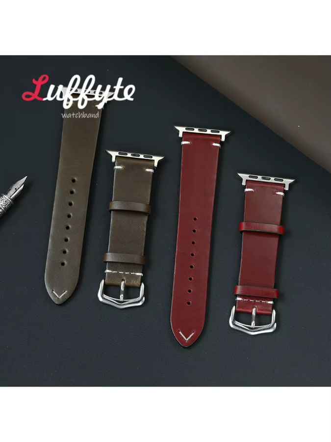 luffyte Uhrenarmband Leder, Unisex - Bild 2