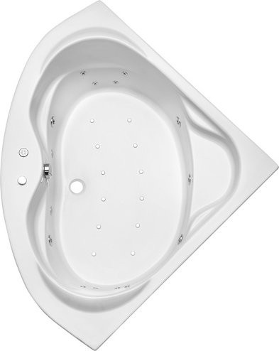 OTTOFOND Whirlpool-Komplettset Madras in Weiß mit Farblichttherapie, B/H/T: 145 x 42 x 145 cm - Bild 1