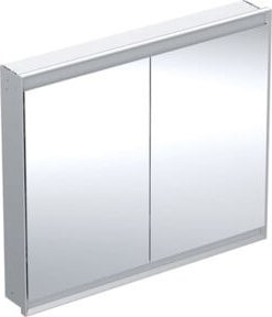 Geberit Spiegelschrank One mit 2 Türen, LED-Beleuchtung, Sensor-Schalter und Rasierersteckdose, B/H/T: 105 x 90 x 15 cm - Bild 1