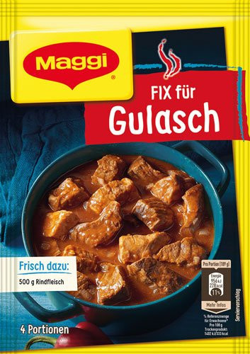 Maggi FIX für Gulasch 4 Portionen 54 g - Bild 1
