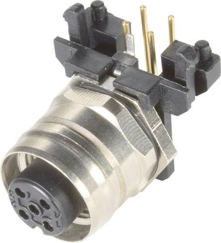 HARTING Leiterplattenadapter 21433214451 aus Messing in Schwarz mit 4 Polen - Bild 1