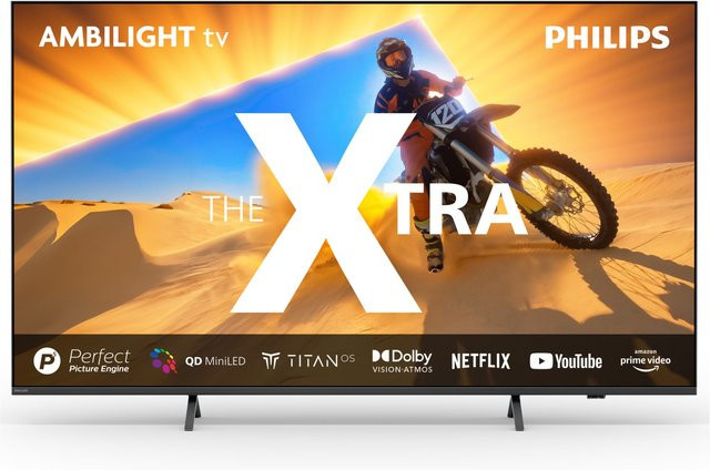 Philips The Xtra 65PML9059/12 Mini LED Smart-TV in Anthrazit mit 4K Ultra HD, 164 cm (65 Zoll), 144 Hz und Sprachsteuerung - Bild 1